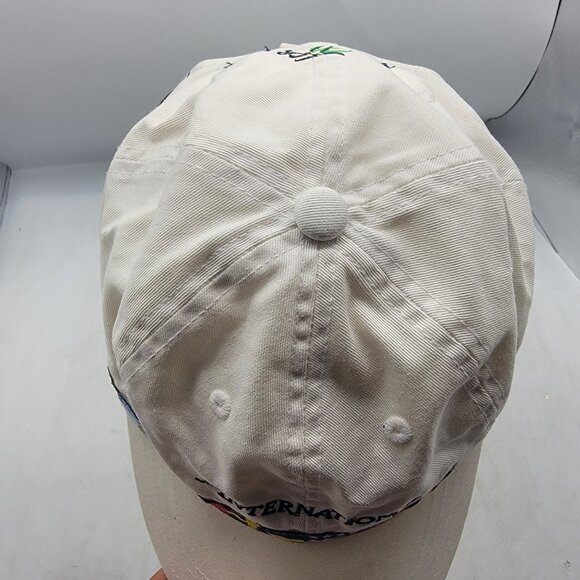 Castle Pines International Flags White Baseball Hat Cap Outdoors Casual - Picture 5 of 9